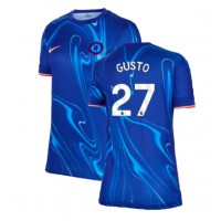 Camisa de time de futebol Chelsea Malo Gusto #27 Replicas 1º Equipamento Feminina 2024-25 Manga Curta